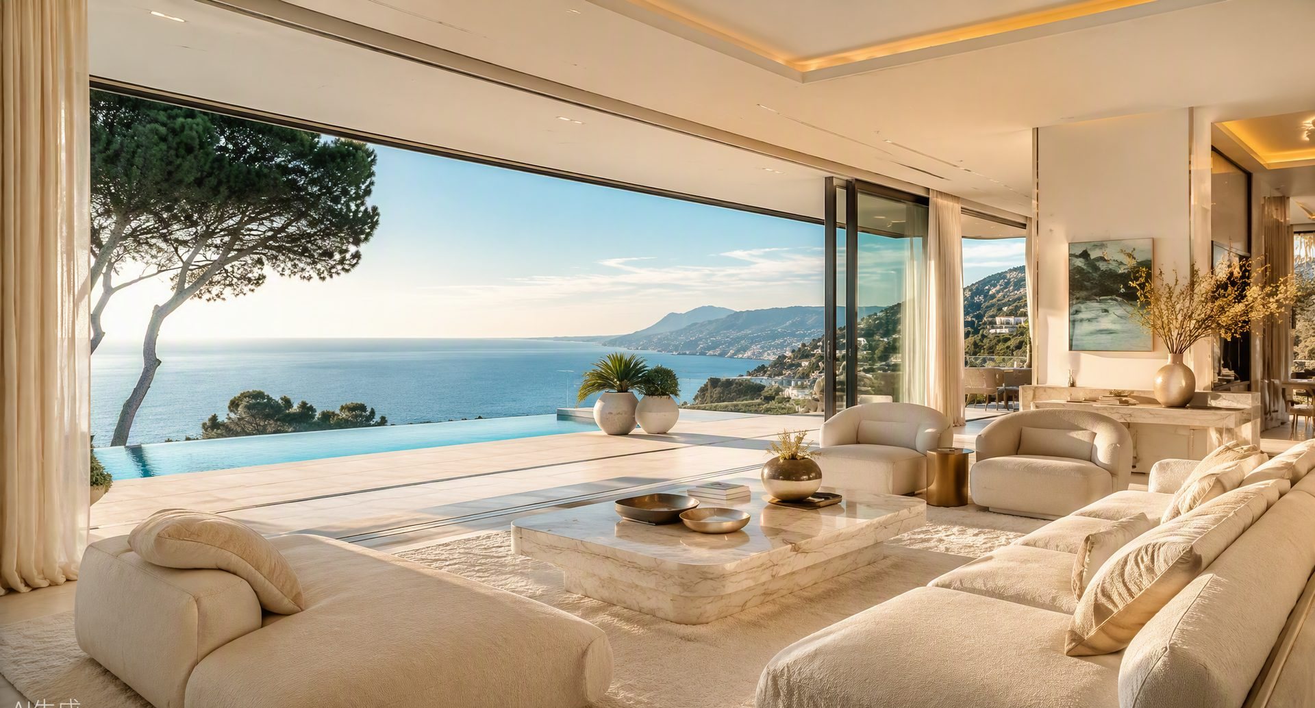 Villa de prestige vue mer — Côte d'Azur